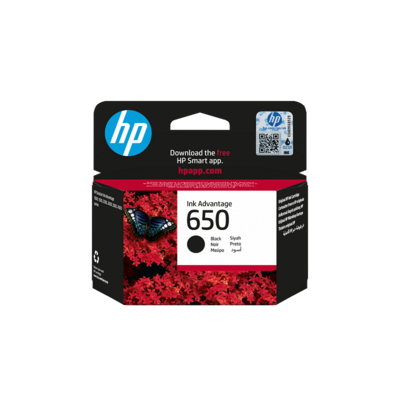 HP 650 Black Original Ink Advantage Cartridge