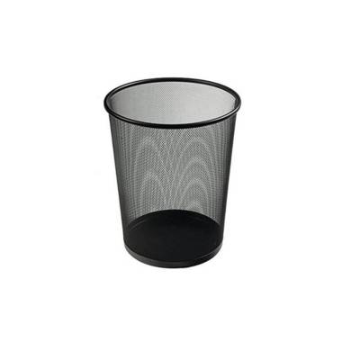 Deluxe B101-01, Dust Bin Metal Mesh, 11 Inch, Black