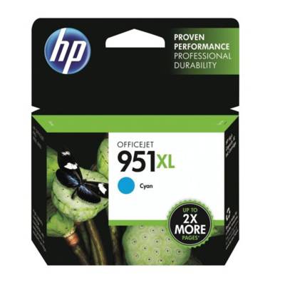 HP 951XL High Yield Cyan Original Ink Cartridge