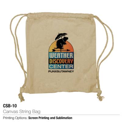 Canvas String Bag