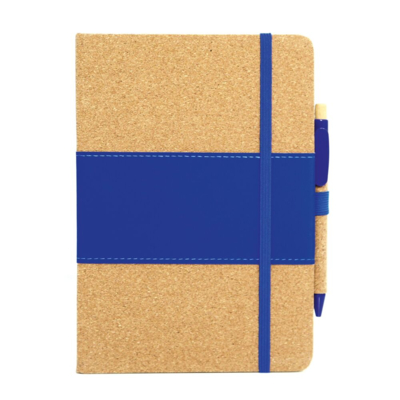 Cork notebook with pen