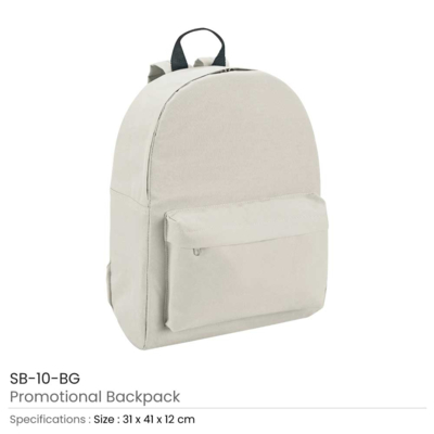 Promotional Beige Backpacks