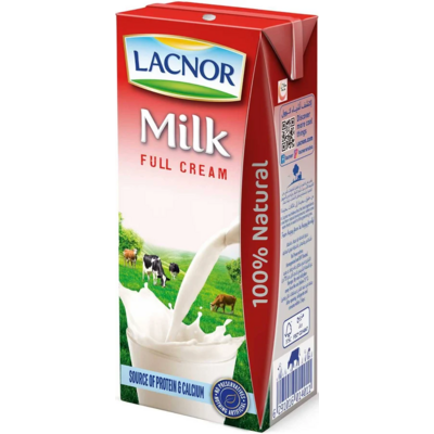 Lacnor Essentials Full Cream Milk 180ml