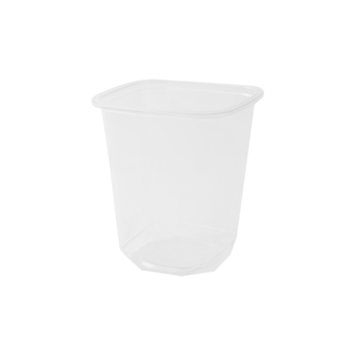 Deli Container With Lid Flat Square 32Oz - Pet 500 Pieces