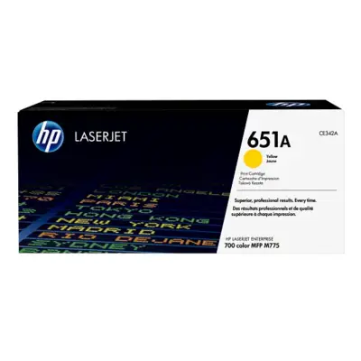 HP 651A Yellow Original LaserJet Toner Cartridge