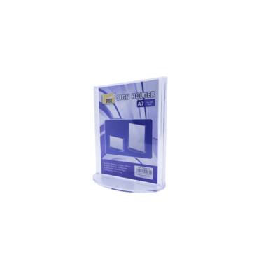 Psi Desk Sign Holder Clear,Vertical 74 X 105Mm(A7)