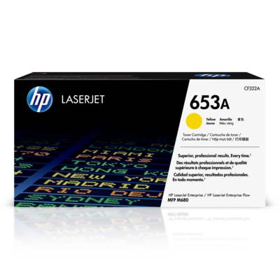 HP 653A Yellow Original LaserJet Toner Cartridge