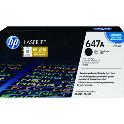 HP 647A Black Original LaserJet Toner Cartridge
