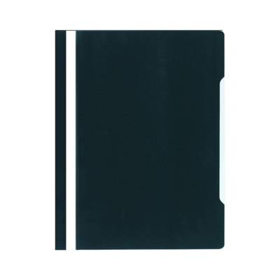 Modest Plastic File A4, Clear View, 2570, Mod T6, Black,50/Pack