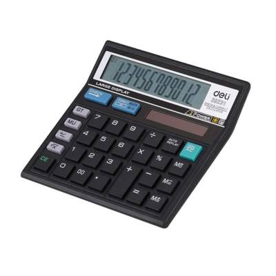 Deli E39231, 12 Digit Desk Top Calculator,120-Check