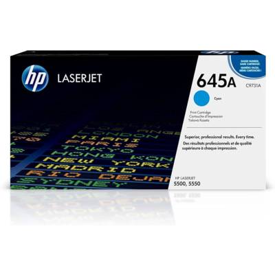 HP 645A Cyan Original LaserJet Toner Cartridge