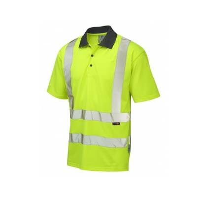 Leo Workwear ROCKHAM – ISO 20471 Class 2 Coolviz Polo Shirt P02-Y