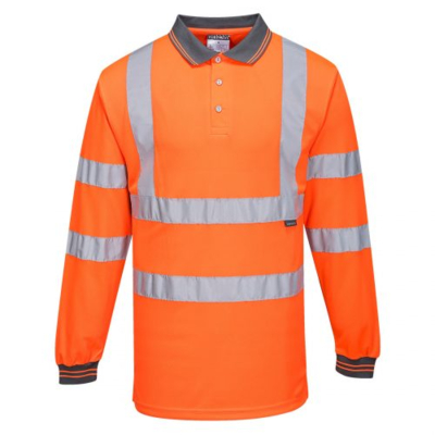 S277 - Hi-Vis Long Sleeved Polo