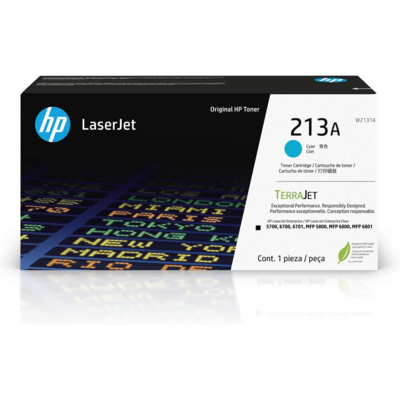 HP 213A Cyan Original LaserJet Toner Crtg