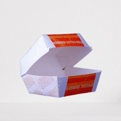 Paper Printed Burger Box 500 Pieces