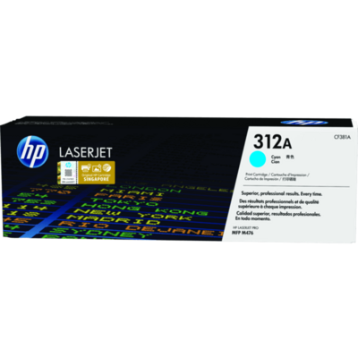 HP 312A Cyan Original LaserJet Toner Cartridge