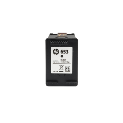 HP 653 Black Original Ink Advantage Cartridge