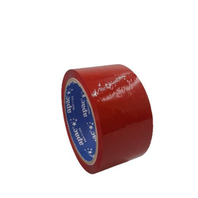APAC Red Packing Tape 200 Yards x 48mm 36 Rolls Per Ctn