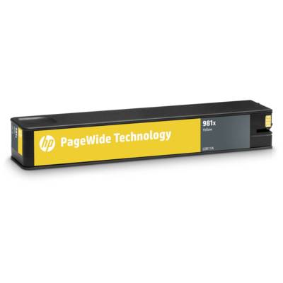 HP 981X High Yield Yellow Original PageWide Cartridge
