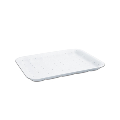 500-Piece (13Ab) Meat Tray Foam Absorbent White 216X152X120Millimeter