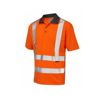 Leo Workwear ROCKHAM – ISO 20471 Class 2 Coolviz Polo Shirt P02-O
