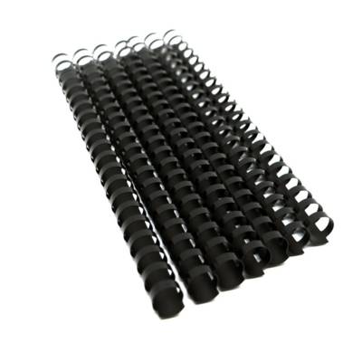 Deluxe Binding Comb 16Mm, Black, 100Pcs/Box