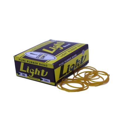 Light Rubber Band, Yellow, No.16, 100Gm