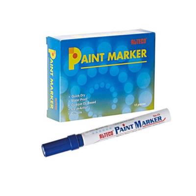 Alteco No-15 Paint Marker, Blue,12/Pack
