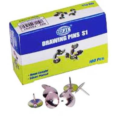 Thumb Pins / Drawing Pins (FIS) FSDPS1 Silver