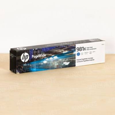 HP 981X High Yield Cyan Original PageWide Cartridge