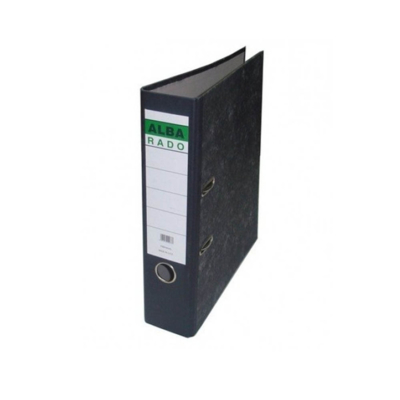 Alba Box File , Lever Arch, 3 Inch, F/S Broad, Black