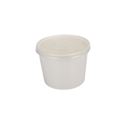 Paper Soup Bowl With Lid 500 Ml 1000 Pieces