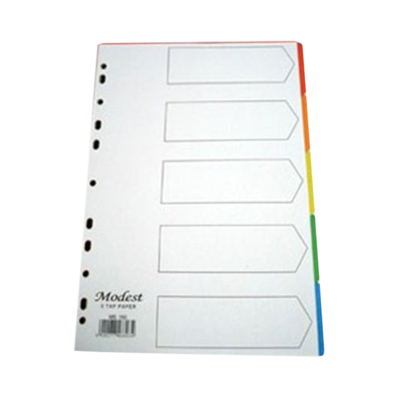File Divider 1-10  Colour w/n