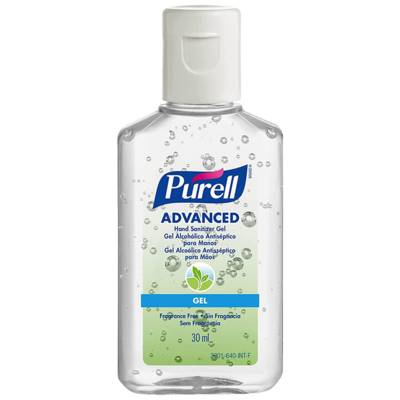 Purell Advanced Hand Sanitizer Plastic Squeeze Bottle (30 ml)