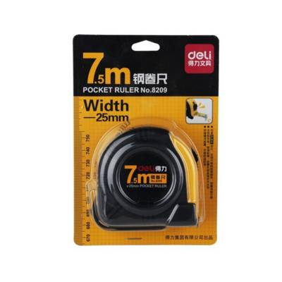 Deli 8209, Steel Measuring Tape, 25Mm X 7.5 Meter