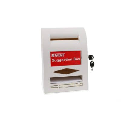 Partner Plastice Suggestion Box, Medium
