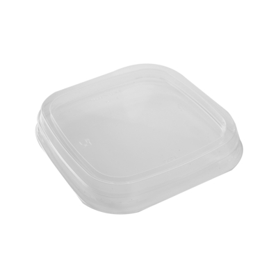 Flat Lid For Deli Square Container Pet Cups 500 Pieces