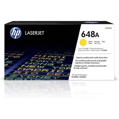HP 648A Yellow Original LaserJet Toner Cartridge