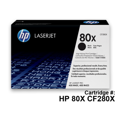 HP 80X High Yield Black Original LaserJet Toner Cartridge