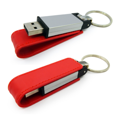 LEATHER & METAL USB FLASH DRIVES