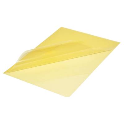 Durable 2339-04 L-Shaped Transparent File Folder, A4 Size, 50 Pieces, Yellow
