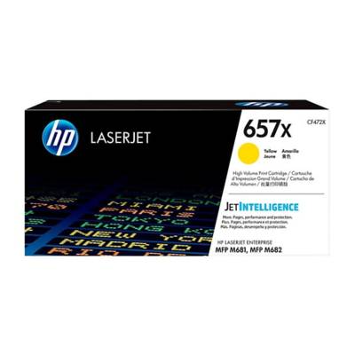 HP 657X High Yield Yellow Original LaserJet Toner Cartridge