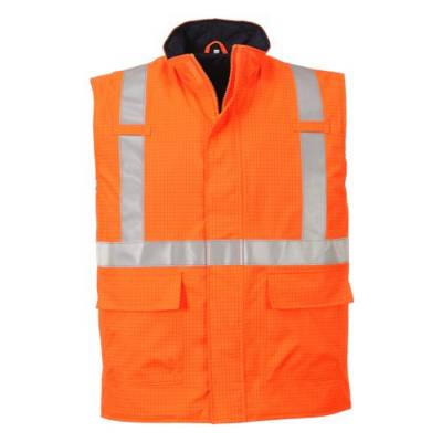 S776 - Bizflame Rain Hi-Vis Antistatic FR Bodywarmer