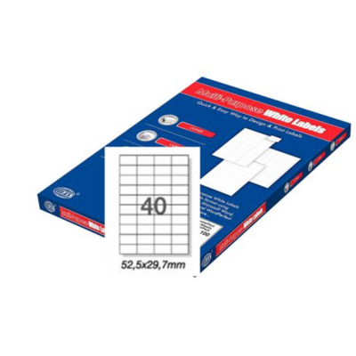 Multi purpose 40Label/Sheets