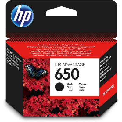 HP 650 Black Original Ink Advantage Cartridge