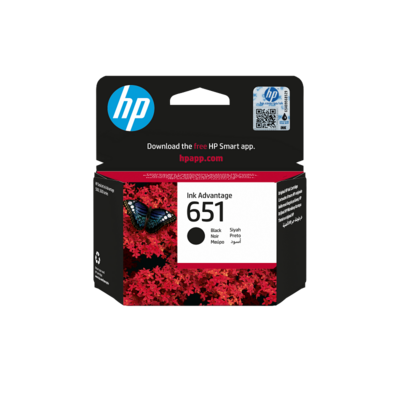 HP 651 Black Original Ink Advantage Cartridge