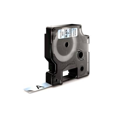 Dymo 45010, D1 Label Tape,12Mm X 7 Meter, Black On Transparent