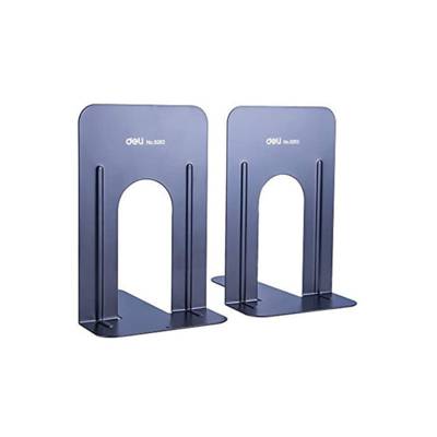Deli 9263,2-Piece Book End Set,9 Inch, Black