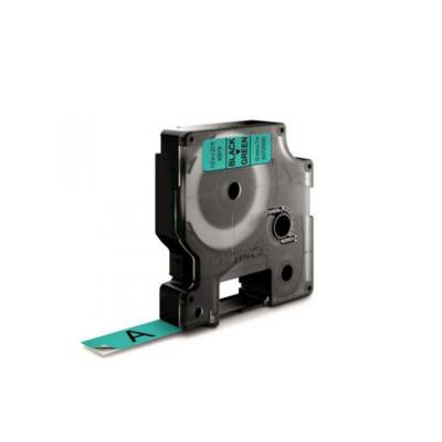 Dymo 45019, D1 Label Tape,12Mm X 7 Meter, Black On Green