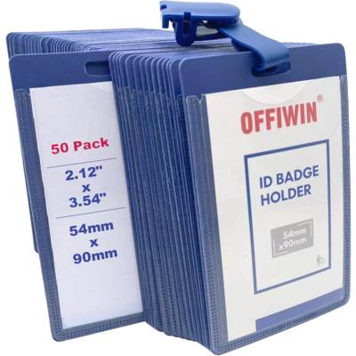 ID Card Holder 1x10s (Blue)